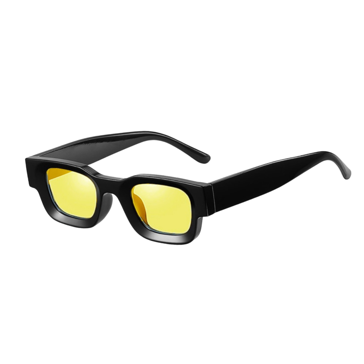 Vintage Sunglasses - Black Yellow
