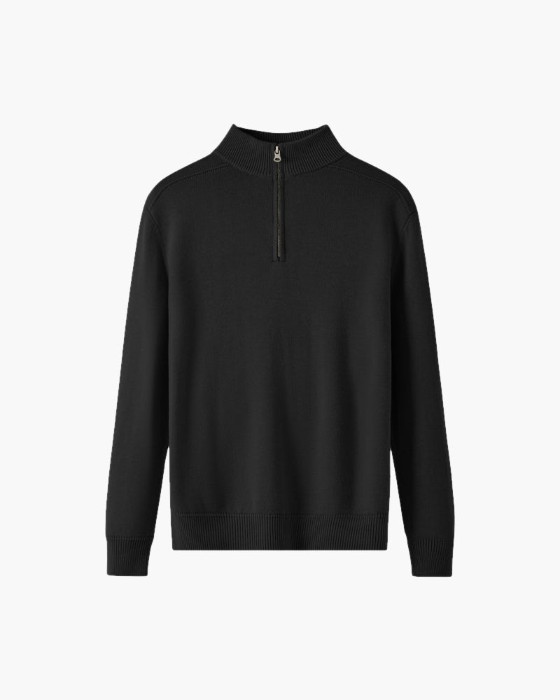 Merino Zip - Black